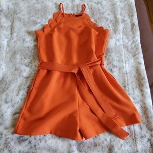 Victoria Beckham Target Orange Romper XS